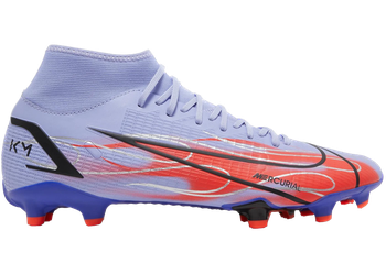 Nike Mercurial Superfly 8 MG Kylian Mbappe Flames (Purple Red Sole) for sale