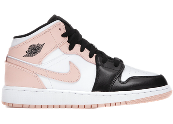 Jordan 1 Mid Arctic Orange Black Toe (GS) for sale