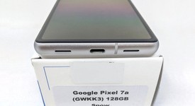Good
													Google Pixel 7a - Unlocked Non-US, Snow, 128 GB, 8 GB, GHL1X, photo 3 of 5