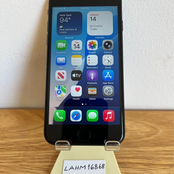 Apple iPhone SE 2nd Gen 2020 - Unlocked, 64 GB, Black, A2275