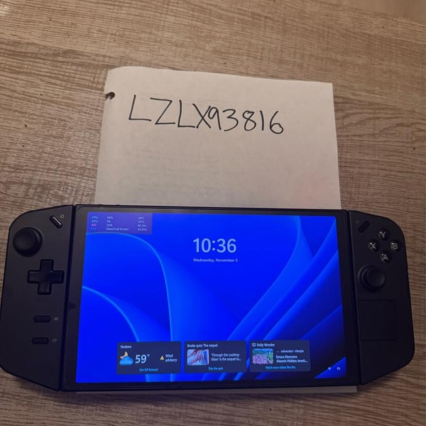 Lenovo Legion Go - Z1 Extreme, Black, 512 GB, 16 GB