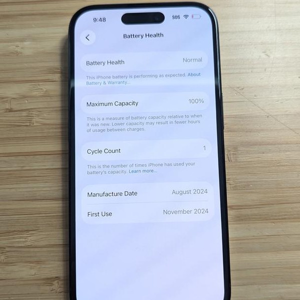 Apple iPhone 15 - AT&T, 128 GB, Black, A2846