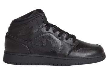 Jordan 1 Mid Triple Black (2015) (GS) for sale