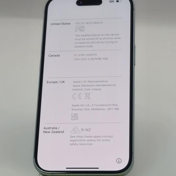 Apple iPhone 15 - Verizon, 128 GB, Blue, A2846