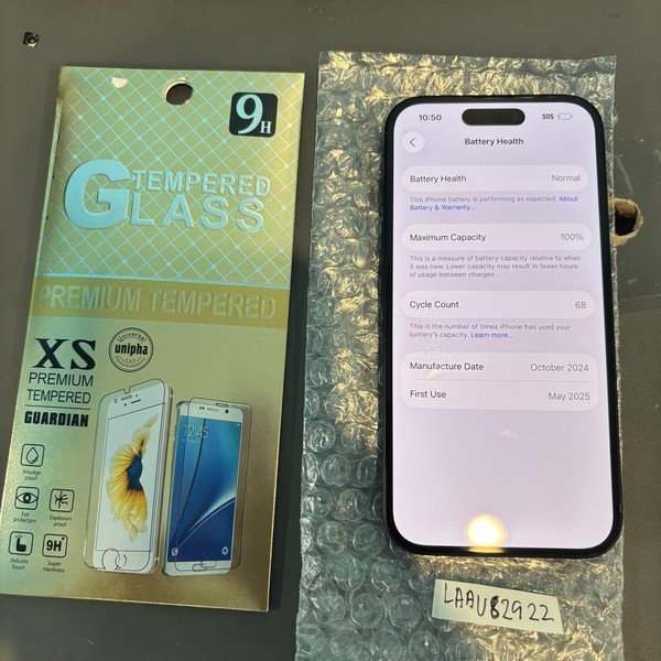 Apple iPhone 16 - Unlocked, Black, 512 GB, A3081