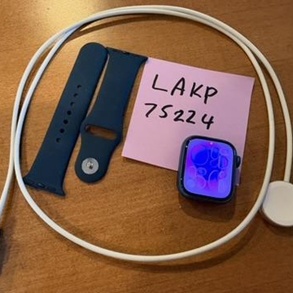 Apple Watch Series 7 41mm - AT&T, Blue, A2475 - Cellular, Aluminum