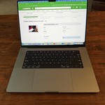 Mint MacBook Pro 2021 - 16 inch - 512 GB, Gray, 16 GB, Apple M1 Pro 10-core