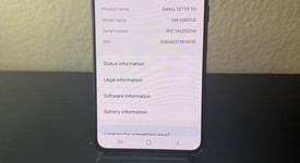 Good
													Samsung Galaxy S21 FE 5G - T-Mobile, Graphite, 128 GB, 6 GB, SM-G990U2, photo 1 of 2
