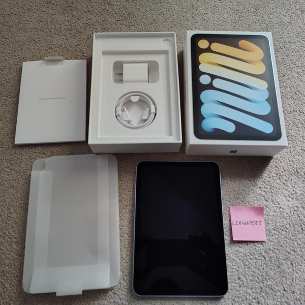 Apple iPad Mini 7th Gen - Wi-Fi, 128 GB, Blue, A2993