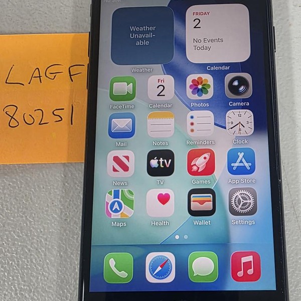 Apple iPhone SE 3rd Gen 2022 - Unlocked, 128 GB, Midnight, A2595