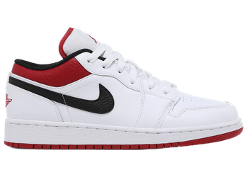 Jordan 1 Low White Gym Red (GS) for sale