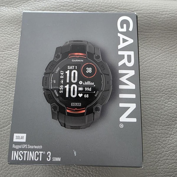 Garmin Instinct 3 - Black, SOLAR