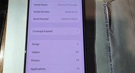 Mint
													Apple iPhone 15 Pro Max - Unlocked, Black, 512 GB, A2849, photo 4 of 16