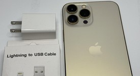 Fair
													Apple iPhone 13 Pro Max - Unlocked, Gold, 128 GB, A2484, photo 2 of 7