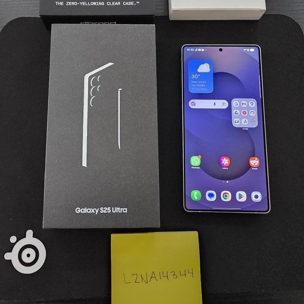 Samsung Galaxy S25 Ultra - Unlocked, 256 GB, Silverblue, 12 GB, SM-S938U1