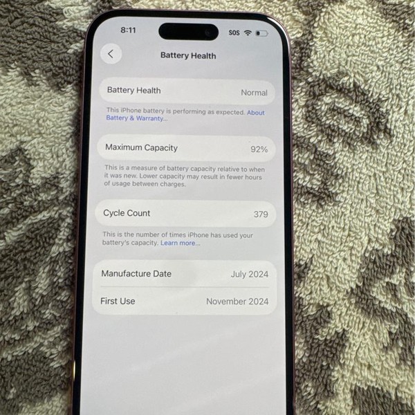 Apple iPhone 16 - Spectrum, 256 GB, Pink, A3081