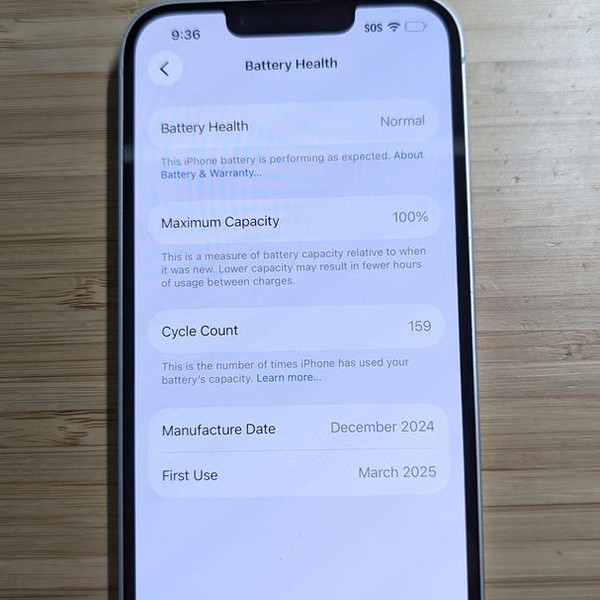 Apple iPhone 16e - T-Mobile, 128 GB, White, A3212