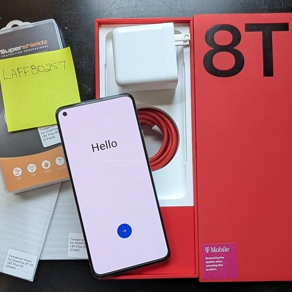 OnePlus 8T - Unlocked, 256 GB, Silver, 12 GB