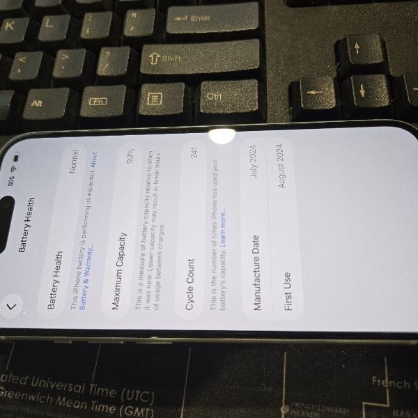 Apple iPhone 15 - Unlocked, 128 GB, Blue, A2846