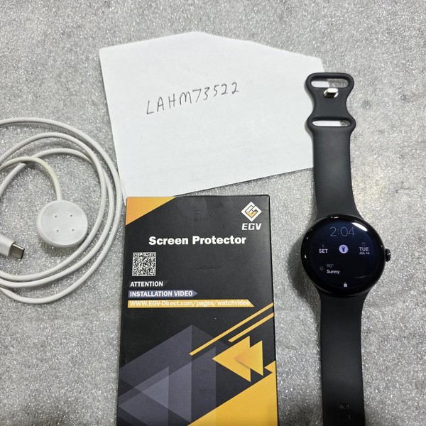Google Pixel Watch 3 - Unlocked, Black, 45mm, LTE