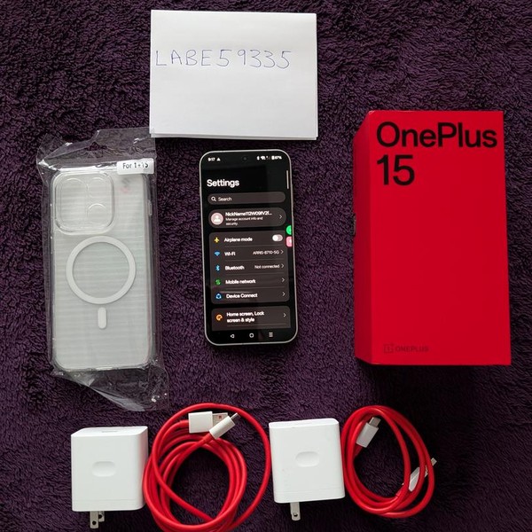 OnePlus 15 - Unlocked, 512 GB, Sand Storm, 16 GB