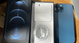 Good
													Apple iPhone 12 Pro Max - Unlocked, Pacific Blue, 256 GB, A2342, photo 4 of 10