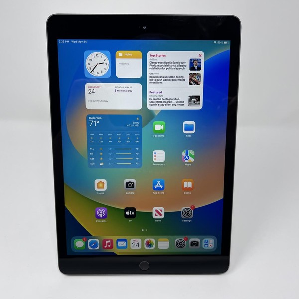 Apple iPad 7th Gen - Wi-Fi, 32 GB, Gray, A2197