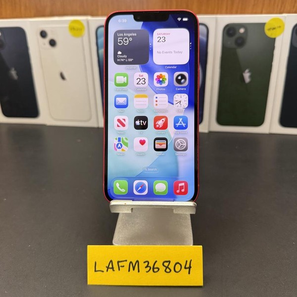 Apple iPhone 14 - Unlocked, 128 GB, Red, A2649