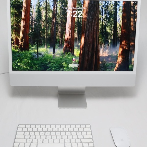iMac 2023 24 inch - 256 GB, Silver, 8 GB, Apple M3, WiFi Only, 8-core GPU
