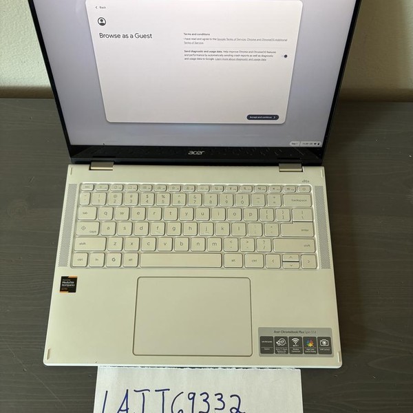 Acer Chromebook Plus Spin 514 - 256 GB, Platinum Silver, 12 GB, MediaTek