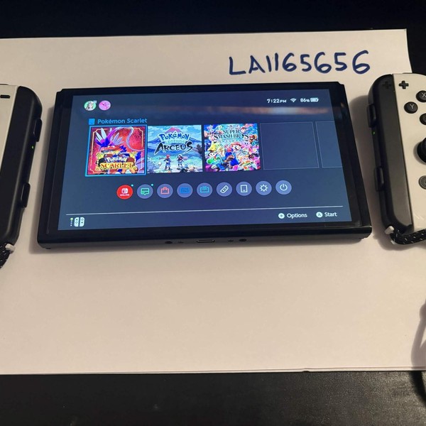 Nintendo Switch - OLED - 64 GB, White