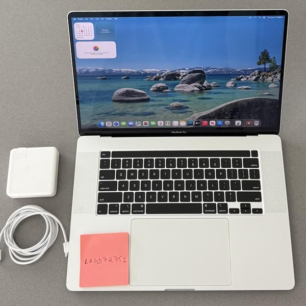 MacBook Pro 2019 - 16 inch - 1 TB, Silver, 64 GB, Intel Core i7