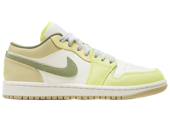 Jordan 1 Low Sail White Oil Green (Women's) for sale