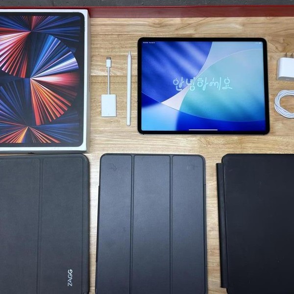 Apple iPad Pro 12.9 inch 5th Gen 2021 - Unlocked, 128 GB, Gray