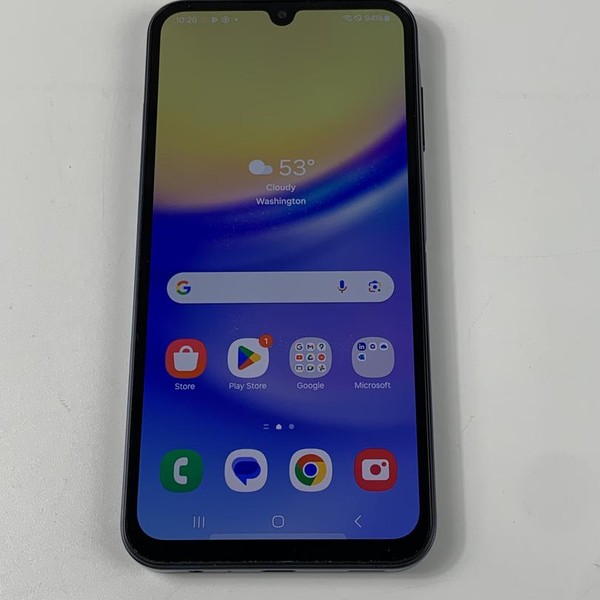 Samsung Galaxy A15 5G - TracFone, 128 GB, Black & Blue, 4 GB