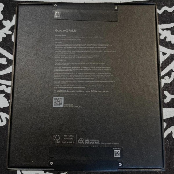 Samsung Galaxy Z Fold6 - Unlocked, 512 GB, Silver, 12 GB, SM-F956U1