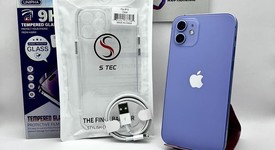 Fair
													Apple iPhone 12 - Unlocked, Purple, 128 GB, A2172, photo 1 of 5