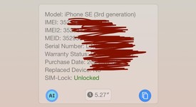 New
													Apple iPhone SE 3rd Gen 2022 - Unlocked, Midnight, 64 GB, A2595, photo 3 of 4