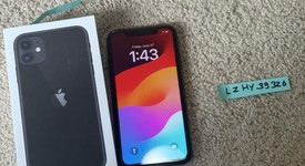 Mint
													Apple iPhone 11 - Unlocked, Black, 64 GB, A2111, photo 1 of 9