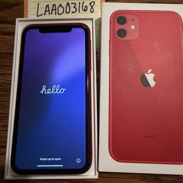 Apple iPhone 11 - Unlocked, 64 GB, Red, A2111