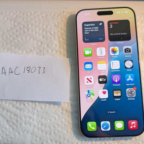 Apple iPhone 16 Pro Max - Unlocked, 256 GB, White, A3084