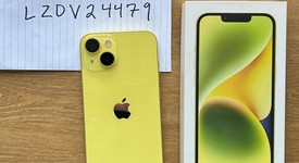 Good
													Apple iPhone 14 - Unlocked, Yellow, 256 GB, A2649, photo 6 of 6