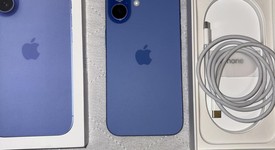 Mint
													Apple iPhone 16 - Unlocked, Ultramarine, 128 GB, A3081, photo 3 of 9