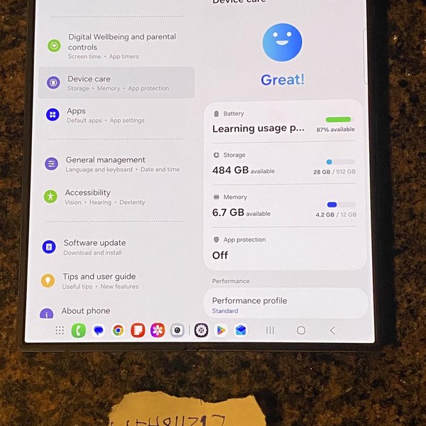 Samsung Galaxy Z Fold6 - Unlocked, 512 GB, Navy Blue, 12 GB, SM-F956U1