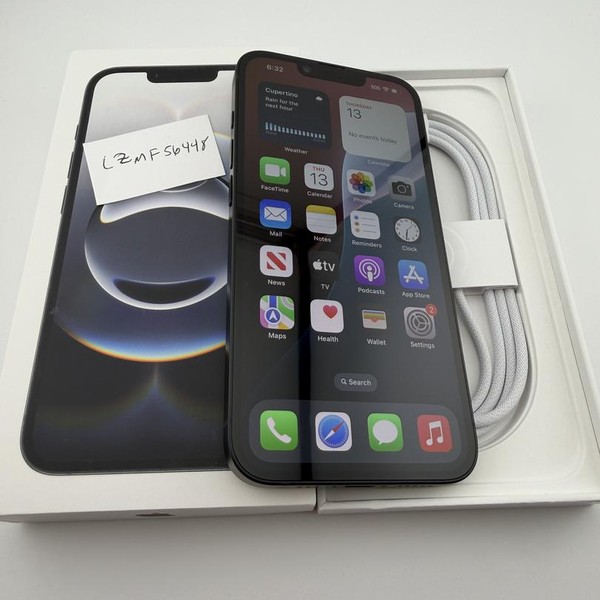 Apple iPhone 16e - Unlocked, 128 GB, Black, A3212