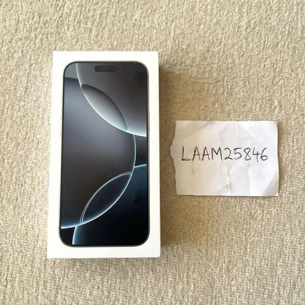 Apple iPhone 16 Pro Max - Unlocked, 256 GB, White, A3084