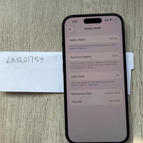 Apple iPhone 15 - AT&T, 128 GB, Black, A2846