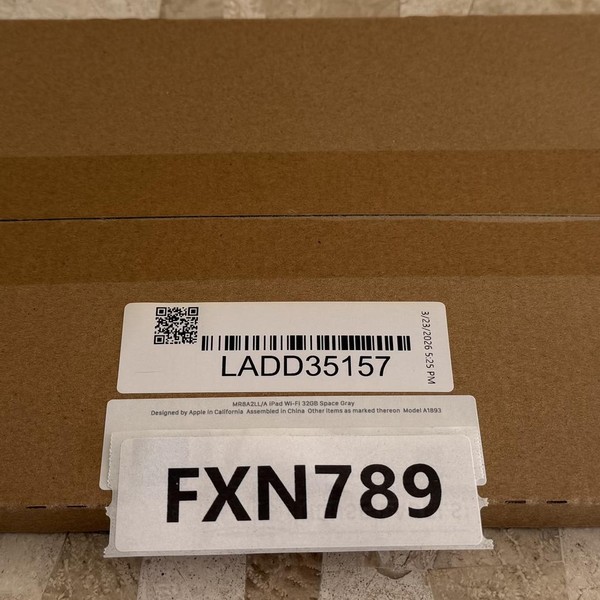 Apple iPad 6th Gen - Wi-Fi, 32 GB, Gray, A1893