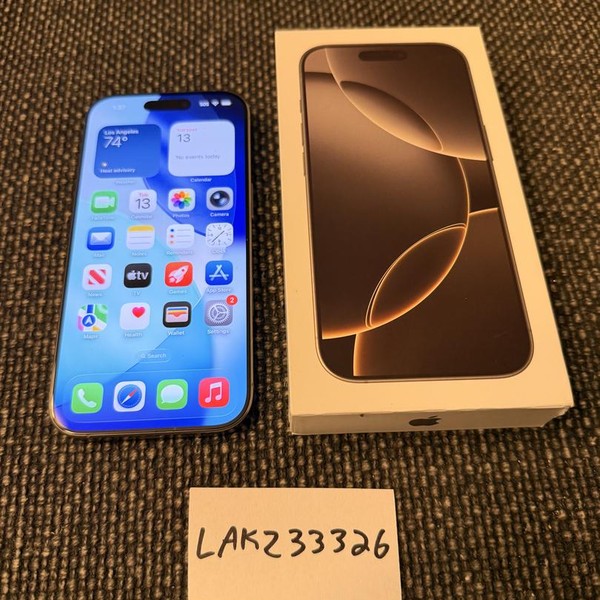Apple iPhone 16 Pro - Unlocked, 256 GB, Natural, A3083