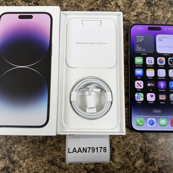 Apple iPhone 14 Pro Max - AT&T, 128 GB, Purple, A2651